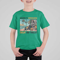 Welcome To Summerween Chillin And Thrillin T Shirt For Kid Spooky Beach Party Gift