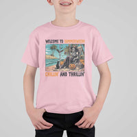 Welcome To Summerween Chillin And Thrillin T Shirt For Kid Spooky Beach Party Gift