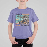 Welcome To Summerween Chillin And Thrillin T Shirt For Kid Spooky Beach Party Gift