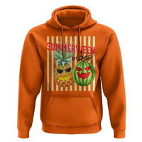 Funny Summerween Fruit Hoodie Spooky Pineapple Watermelon Graphic