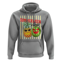 Funny Summerween Fruit Hoodie Spooky Pineapple Watermelon Graphic
