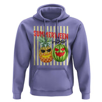 Funny Summerween Fruit Hoodie Spooky Pineapple Watermelon Graphic