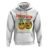 Funny Summerween Fruit Hoodie Spooky Pineapple Watermelon Graphic