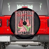 Striped Watermelon Beach Vibes Graphic Spare Tire Cover Slice Of Summer