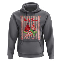 Striped Watermelon Beach Vibes Graphic Hoodie Slice Of Summer