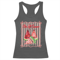 Striped Watermelon Beach Vibes Graphic Racerback Tank Top Slice Of Summer