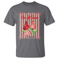 Striped Watermelon Beach Vibes Graphic T Shirt Slice Of Summer