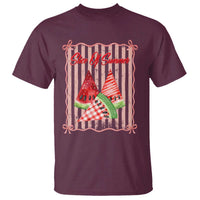 Striped Watermelon Beach Vibes Graphic T Shirt Slice Of Summer