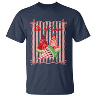 Striped Watermelon Beach Vibes Graphic T Shirt Slice Of Summer