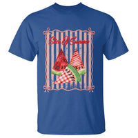 Striped Watermelon Beach Vibes Graphic T Shirt Slice Of Summer
