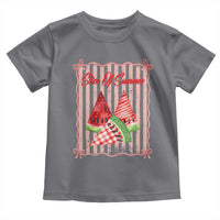 Striped Watermelon Beach Vibes Graphic Toddler T Shirt Slice Of Summer
