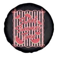 Striped Watermelon Beach Vibes Graphic Spare Tire Cover Sweet Summer Time