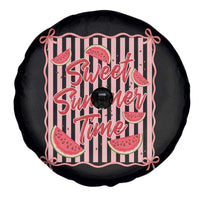 Striped Watermelon Beach Vibes Graphic Spare Tire Cover Sweet Summer Time