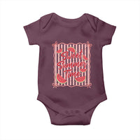 Striped Watermelon Beach Vibes Graphic Baby Onesie Sweet Summer Time