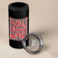Striped Watermelon Beach Vibes Graphic 4 in 1 Can Cooler Tumbler Sweet Summer Time
