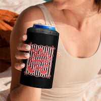 Striped Watermelon Beach Vibes Graphic 4 in 1 Can Cooler Tumbler Sweet Summer Time