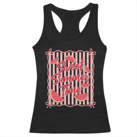 Striped Watermelon Beach Vibes Graphic Racerback Tank Top Sweet Summer Time