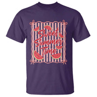 Striped Watermelon Beach Vibes Graphic T Shirt Sweet Summer Time