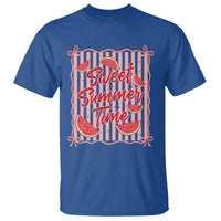 Striped Watermelon Beach Vibes Graphic T Shirt Sweet Summer Time