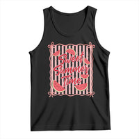 Striped Watermelon Beach Vibes Graphic Tank Top Sweet Summer Time