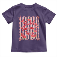 Striped Watermelon Beach Vibes Graphic Toddler T Shirt Sweet Summer Time