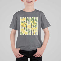Striped Summer Lemon T Shirt For Kid Citrus Fruit Lover Gift