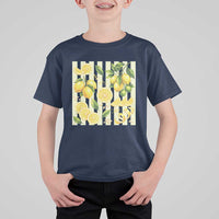Striped Summer Lemon T Shirt For Kid Citrus Fruit Lover Gift