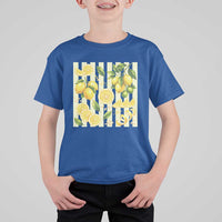 Striped Summer Lemon T Shirt For Kid Citrus Fruit Lover Gift