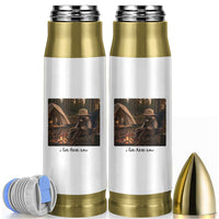 Funny Camping Raccoon Bullet Tumbler I Live Here Now Outdoor Lover