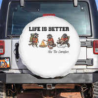 Funny Camping Raccoon Spare Tire Cover Life Is Better By The Campfire