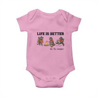 Funny Camping Raccoon Baby Onesie Life Is Better By The Campfire
