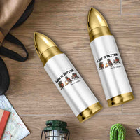 Funny Camping Raccoon Bullet Tumbler Life Is Better By The Campfire