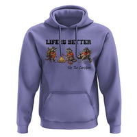 Funny Camping Raccoon Hoodie Life Is Better By The Campfire