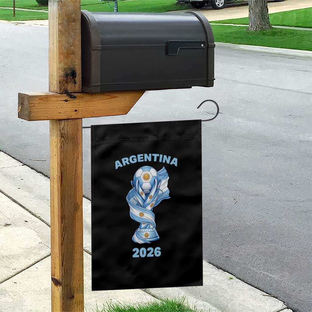 Proud Argentina Soccer 2026 Garden Flag World Football Fan Gift