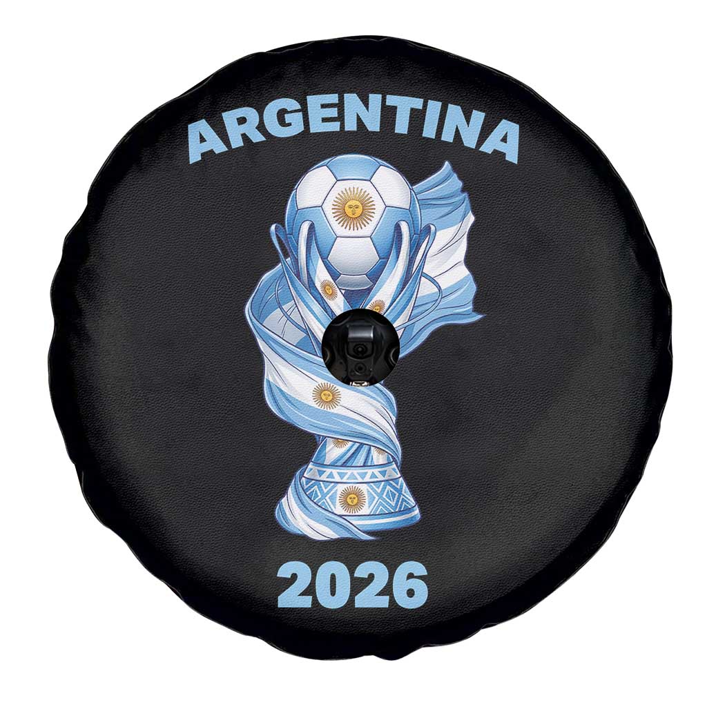 Proud Argentina Soccer 2026 Spare Tire Cover World Football Fan Gift