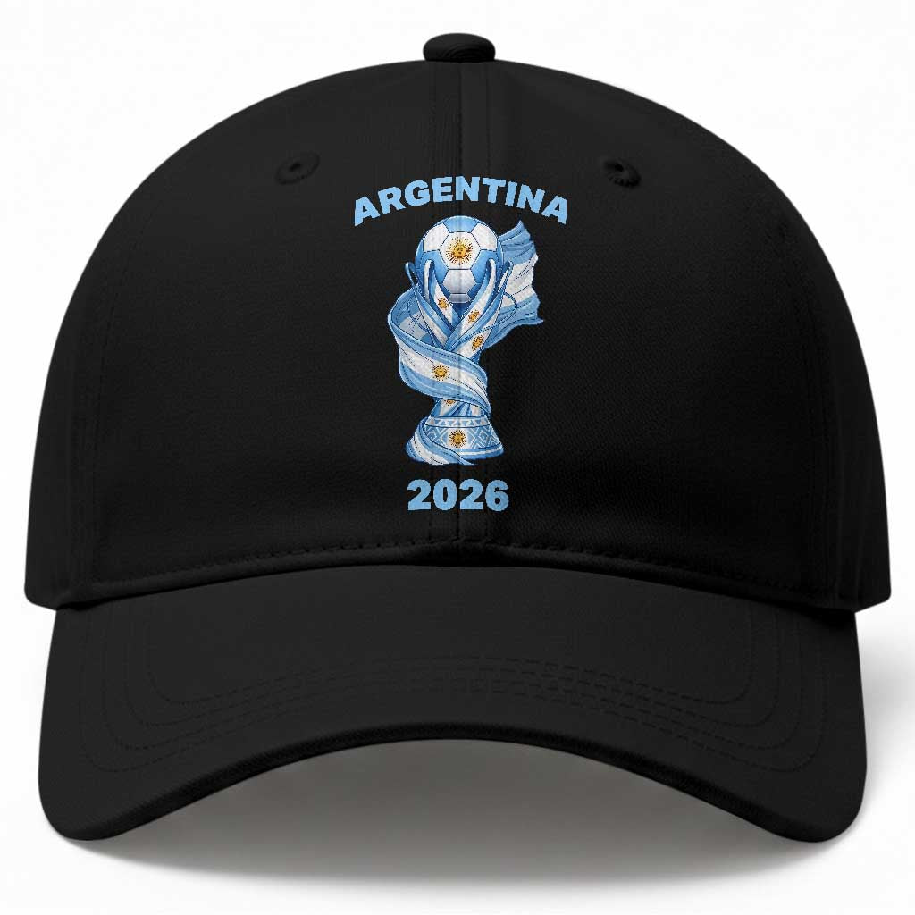 Proud Argentina Soccer 2026 Baseball Cap World Football Fan Gift