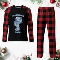 Proud Argentina Soccer 2026 Plaid Pajama Set World Football Fan Gift