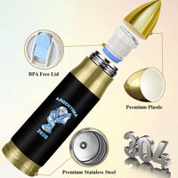 Proud Argentina Soccer 2026 Bullet Tumbler World Football Fan Gift