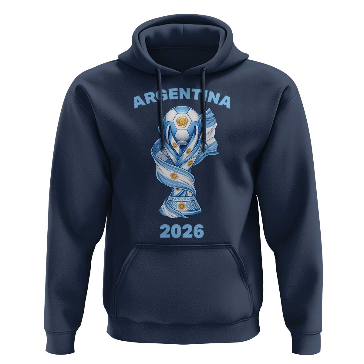 Proud Argentina Soccer 2026 Hoodie World Football Fan Gift