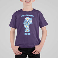 Proud Argentina Soccer 2026 T Shirt For Kid World Football Fan Gift