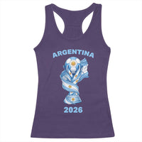 Proud Argentina Soccer 2026 Racerback Tank Top World Football Fan Gift