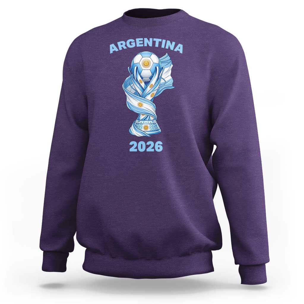 Proud Argentina Soccer 2026 Sweatshirt World Football Fan Gift