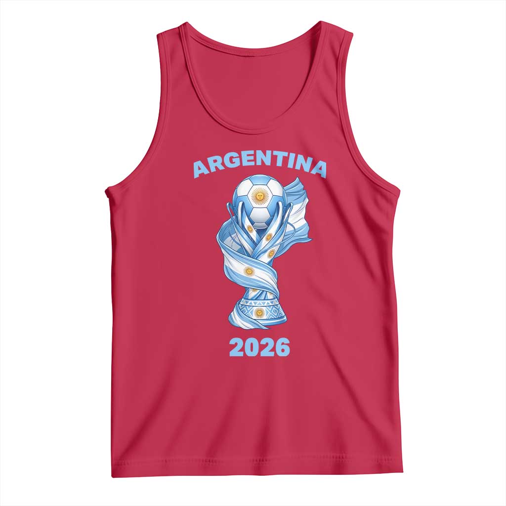 Proud Argentina Soccer 2026 Tank Top World Football Fan Gift