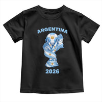 Proud Argentina Soccer 2026 Toddler T Shirt World Football Fan Gift