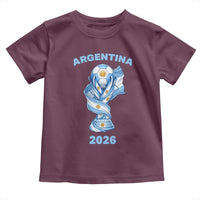 Proud Argentina Soccer 2026 Toddler T Shirt World Football Fan Gift