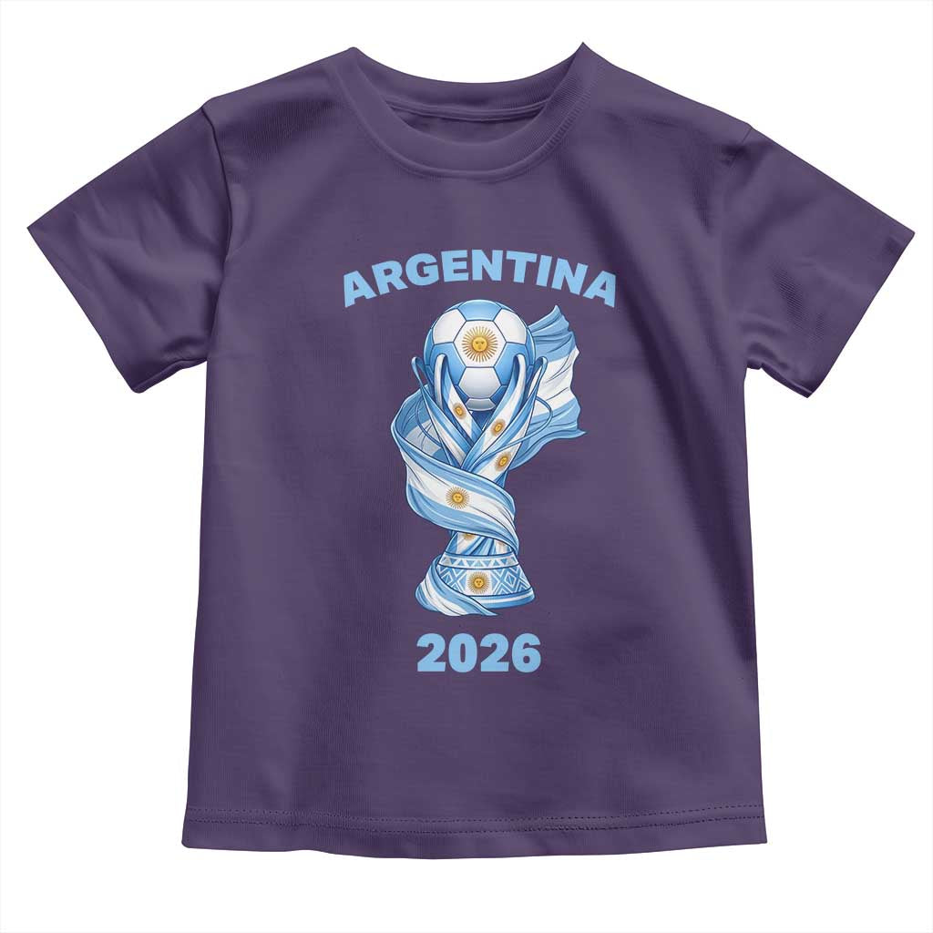 Proud Argentina Soccer 2026 Toddler T Shirt World Football Fan Gift