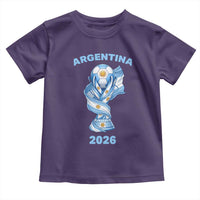 Proud Argentina Soccer 2026 Toddler T Shirt World Football Fan Gift
