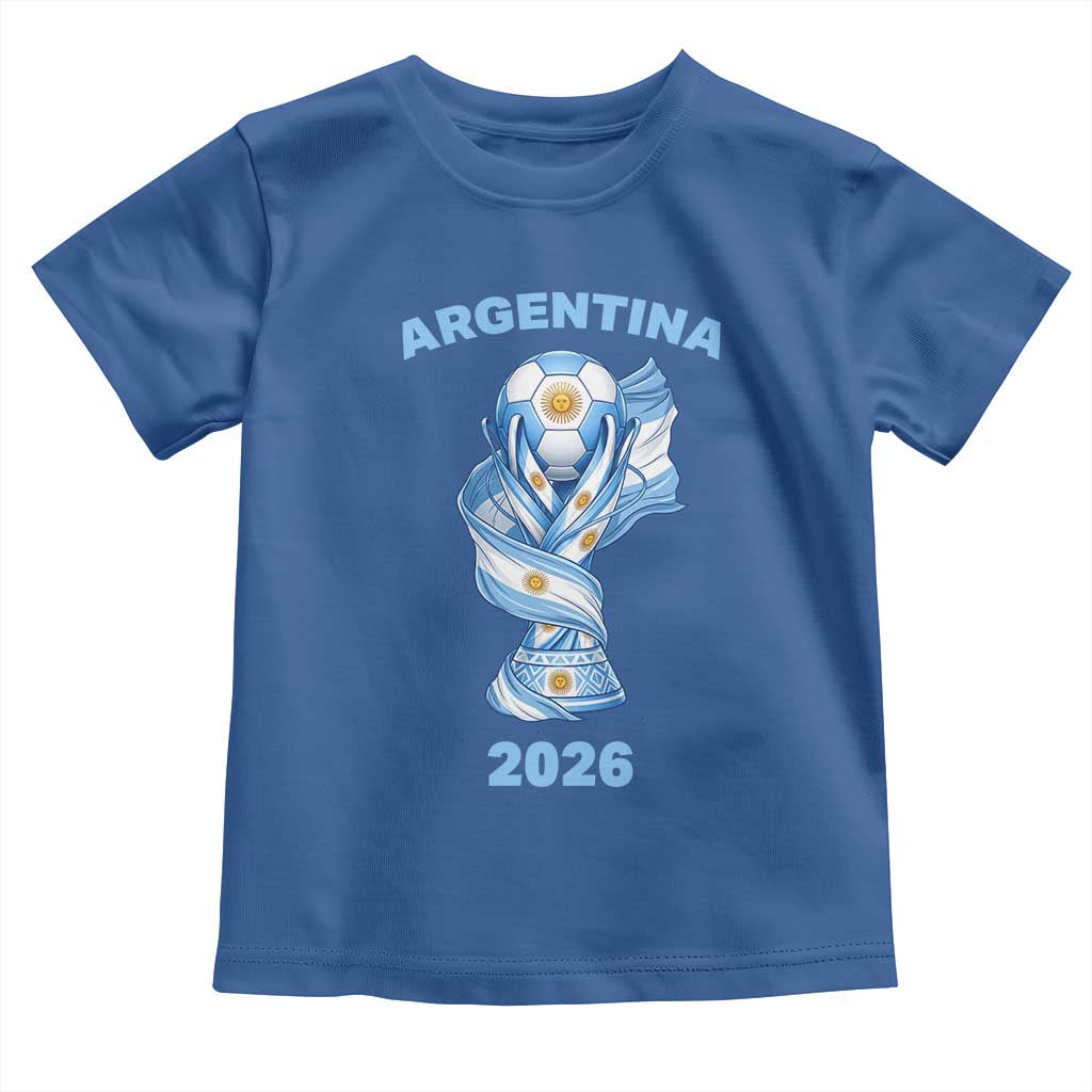 Proud Argentina Soccer 2026 Toddler T Shirt World Football Fan Gift