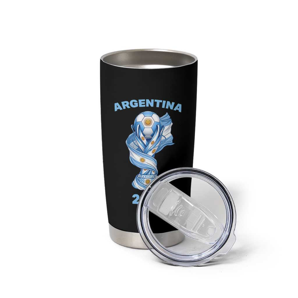 Proud Argentina Soccer 2026 Tumbler Cup World Football Fan Gift