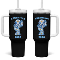 Proud Argentina Soccer 2026 Tumbler With Handle World Football Fan Gift